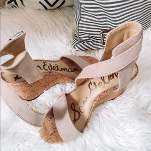 NEW! Sam Edelman Cork wedge Sandals